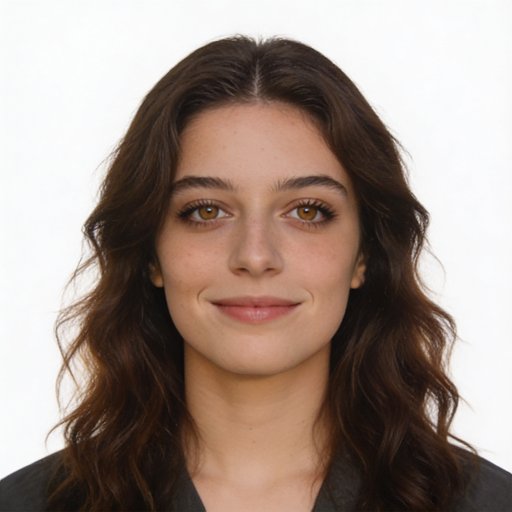 After: Casual photo to passport photo